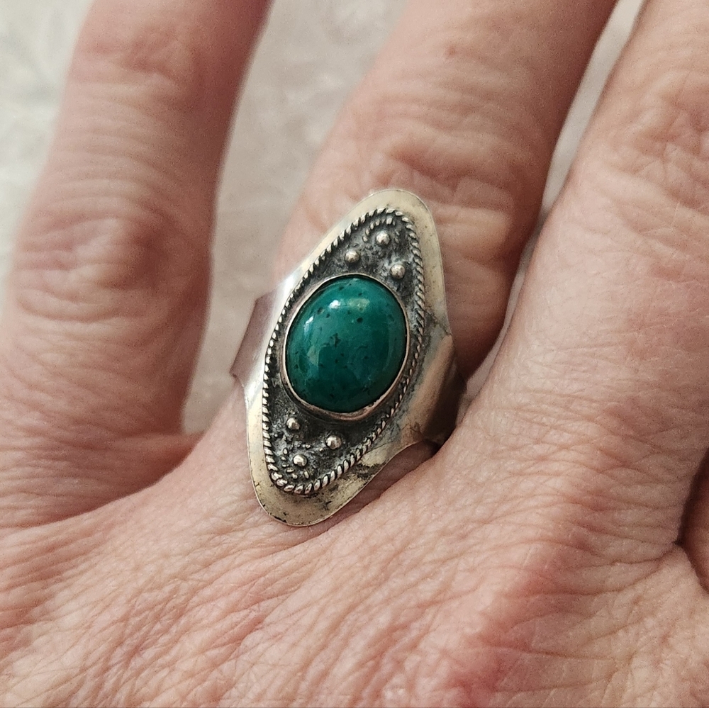 Vintage Sterling Silver Ring Adjustable Marked Silver 925 Isreal